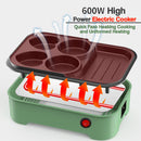 idrop [ 600W ] Multifunctional Electric Cooking Convenient Breakfast BBQ Grill and Pancake Omelette Maker / Pembuat Masak Sarapan Gril Elektrik / 600W便捷电烤盘(烤哇伊迷你早 餐机)