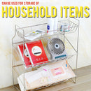 idrop 3 LAYER Stainless Steel Kitchen Seasoning  Bottle Shelf Storage Rack