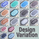 idrop Bathroom Soft Oval Diatom Floor Mat Water Absorbent Non Slip Mat / Alas Tikar Tandas Bilik Mandi Serap Air  / 椭圆软硅藻泥地垫(混色)胶底)