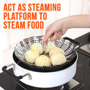 idrop [ 19CM ] Folding Retractable Food Steamer Plate