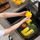 idrop PET Portable Mobile Drainage Sink Storage Basket / Bekas Sinki Penyimpanan Penyimpanan / PET移动水槽收纳篮