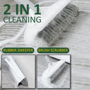 idrop Dual Purpose V-Shaped Rotatable Brush Head Floor Scrubber Sweeper / Alat Penyapu Mop Dua Dalam Satu / 两用V形可旋转刷头洗地机