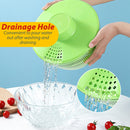 idrop [ 24.5cm ] Electric Vegetable & Fruit Drainage Wash Basket / Bakul Basuh Sayur Dan Buah Elektrik / 电动果蔬沥水(充电)