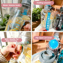 idrop [ 1000ml ] Sports Gym Drinking Water Bottle / Botol Air Minuman Sukan / 1000ML 吨吨桶(圆)(塑料水壶)