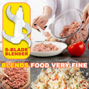 idrop [ 1.8L ] 2 IN 1 Stainless Steel Speed Kitchen Electric Meat Vegetable Blender