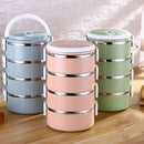 idrop 4 LAYER [ 2.8L ] Stainless Steel Thermos Lunch Box Food Container