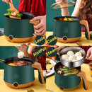 idrop [ 18CM ] Nonstick Single Handle Electric Cooking Pot + Steamer Layer / Periuk Masak Elektrik + Lapisan Stim / 18CM单柄电热蒸煮锅(英插)