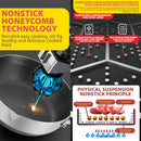 idrop [ 30CM ] 2 LAYER SUS316 Stainless Steel Nonstick Honeycomb Cooking Wok & Steamer / Periuk Kuali Memasak & Stim Dua Tingkat Keluli Tahan Karat Dan Tidak / 316不锈钢双面蜂窝双耳小资锅+蒸笼(汤蒸锅)30CM