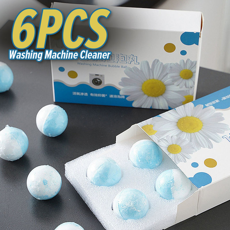 idrop [ 6pcs ] Washing Machine Cleaner Deep Cleaning Bubble Detergent Ball / Bebola Pencuci Mesin Basuh / 洗衣机泡泡丸(6粒)