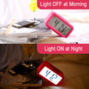 idrop Electric Digital Alarm Clock with Snooze and Sleeping Function with Date Temperature and Backlight Display Feature