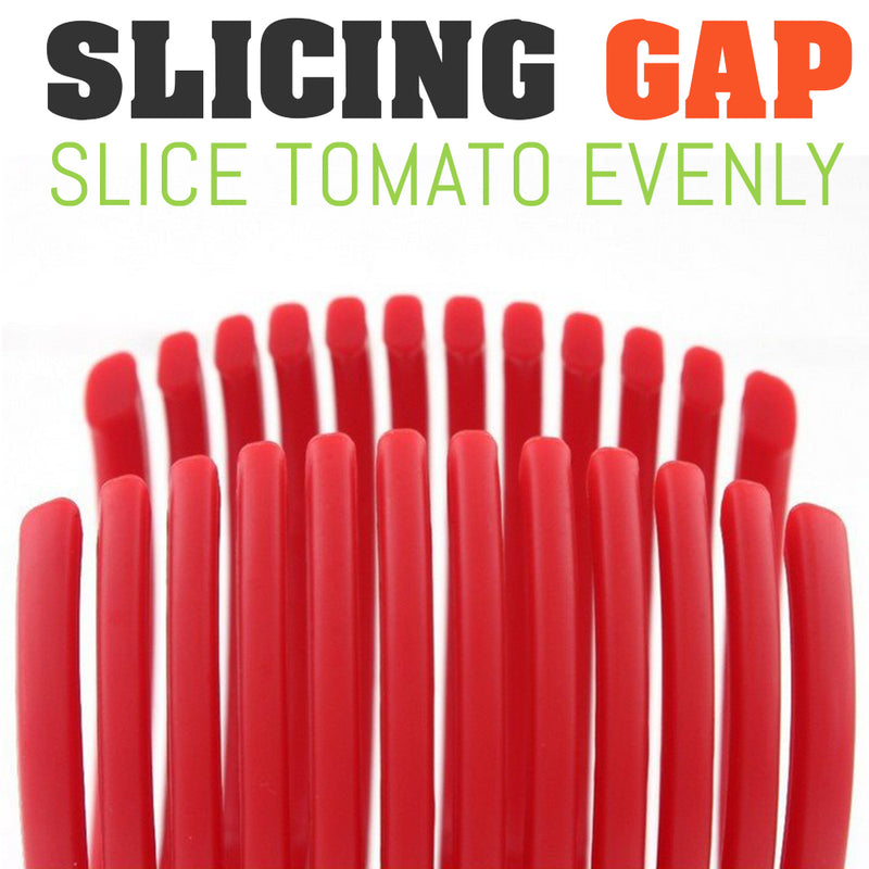 idrop TOMATO SLICER - Grip Holder Fruit Vegetable Cutter