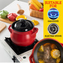 idrop [ 3.8L / 5L ] Ceramic Casserole Cooking Pot with Lid Cover