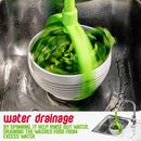 idrop 360° Degree Rotating Washing Rinsing & Draining Colander / Bekas Basuh Cuci Sayur dan Buah Senang Putar / 旋转蔬菜沥水器