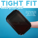 idrop [ 600ml + 1400ml + 2800ml ] SUS316 Stainless Steel Antibacterial Rectangle Food Container Food Grade Heat Resistant Lunch Box / Bekas Makanan Keluli Tahan Karat Tahan Panas / 316材质抗菌不锈钢2件套保鲜盒长方形(600ML+1400ML + 2800ml)