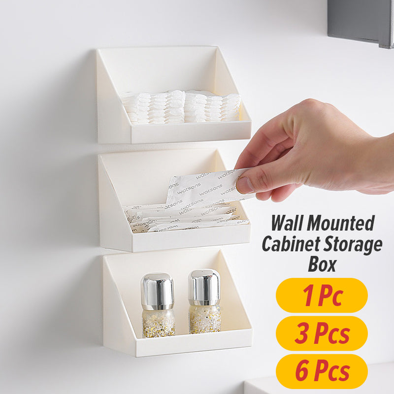 idrop Wall Mounted Small Mirror Cabinet Storage Box Shelf Rack / Rak Kotak Penyimpanan Kabinet Cermin Kecil Dipasang di Dinding / 壁挂式小镜柜收纳盒置物架