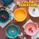 idrop [ 1000ml ] Ceramic Oven Binaural Round Baking Pan