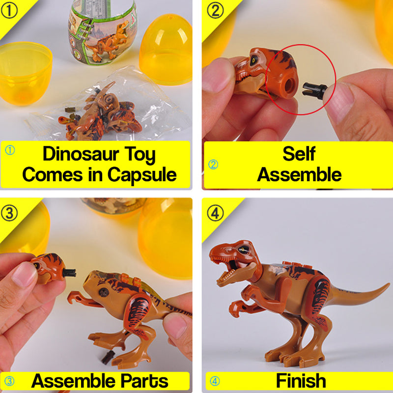 idrop Dinosaur Egg Capsule - Kids Self Assemble Dinosaur Toy
