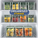 idrop Refrigerator Food Storage Box Container / Kotak Bekas Penyimpanan Makanan Peti Ais / 冰箱计时塑料收纳盒小号 (13.5CM X 13.5CM X 25.5CM )