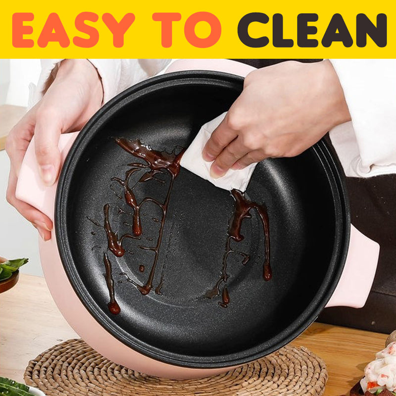 idrop [ 20CM / 26CM ] Smart Electric Cooking Pot with Steamer Layer / Periuk Memasak & Stim Electric / 智能电蒸煮炒锅