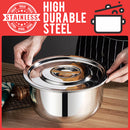 idrop  3 IN 1 Multifunction Kitchen Stainless Steel Pot ( 15cm / 17cm / 19cm )