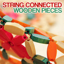 idrop Floral Round Wooden Tableware Placemat