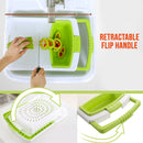 idrop Multifunction Kitchen Sink Retractable Cutting Chopping Board Water Draining Basket