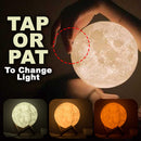 idrop 3D Moon Light LED Nightlight rechargeable and Touch Tap Feature [ 15cm ]
