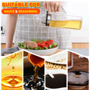 idrop 500ml Sauce & Seasoning Glass Kitchen Jar Container