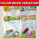 idrop Coloring Book Set with 5pcs Coloring Pencil