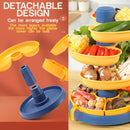 idrop [ 1 LAYER / 3 LAYER ] Hotpot Rotatable 360° Food Display Platter / Bekas Hidang Penyediaan Makanan Hot Pot / 塑料一&三层旋转火锅盘
