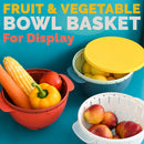 idrop 19CM Double Layer Fruit Vegetable Wash Basket Food Bowl