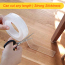 idrop [ 3 METER ] Transparent Double Sided Multipurpose Adhesive Tape 30mm Width 1mm Thickness / Pita Lekat Lutsinar Pelbagai Guna / 透明双面多用途胶带