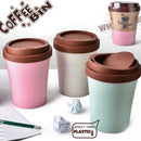 idrop COFFEE BIN - Wheat Fibre Plastic Mini Garbage Dustbin