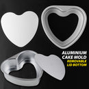 idrop [ 6in ] Heart Shape Aluminium Cake Mold / Acuan Kek Aluminium / 心形铝蛋糕模具