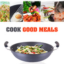 idrop 42CM - JM Double Handle Kitchen Cooking Frying Pot