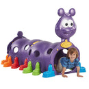 idrop PLAYGROUND - Children Purple Caterpillar Tunnel ( 4 Sections )
