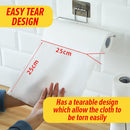 idrop [ 3 Rolls / 50 Sheets Per Roll ] Natural Fiber All Purpose Multi Wipes Tissue / Tisu Pembersih Serbaguna Pelbagai Guna / 天然纤维多用途多湿巾纸巾