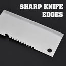 idrop Cooking Kitchen Chopping Knife with Teethed Edges