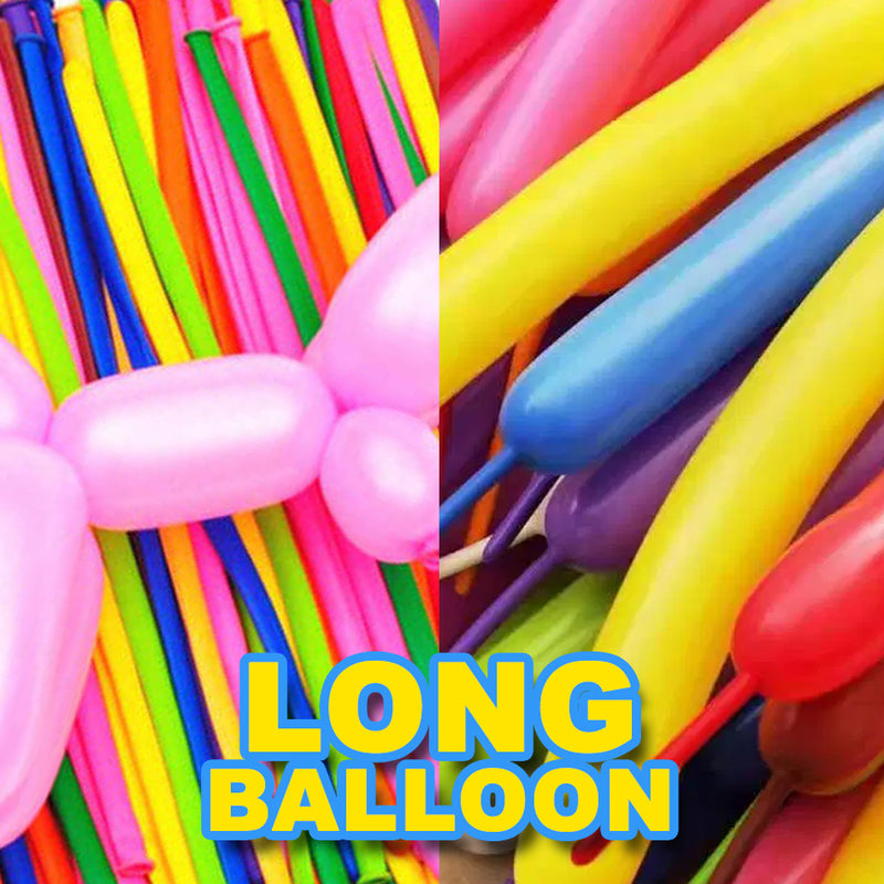 idrop 9pcs Party Balloon & Long party balloon With Air Pump