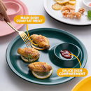 idrop Ceramic Dumpling Plate / Pinggan Hidang Makanan / 陶瓷饺子盘