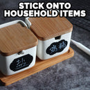 idrop Name Label Identification Sticker Sign ( 1 SET / 6PCS )