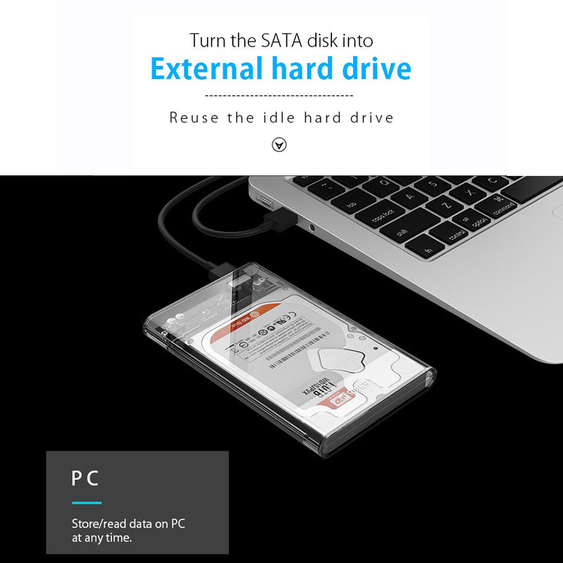 idrop 2.5 Inch Hard Drive Enclosure USB3.0 (Hard Drive Disk is not included) / Bekas Cakera Padat / 2.5寸硬盘盒USB3.0