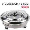 idrop [ 31CM ] Stainless Steel Food Buffet Display Tray