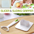 idrop Multifunction Kitchen 4 Sided Shredder Slicer Grater Box with Storage