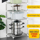 idrop 5 LAYER Tier Aluminium Household Storage Rack Shelf for [ Living Room / Kitchen / Bathroom ]