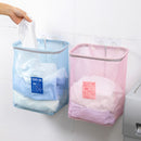 idrop Wall Mounted Dirty Clothes Mesh Laundry Basket / Bakul Jaring Baju Basuhan / (强力胶)网格脏衣篮