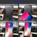 idrop C10 Car Qi Wireless Charger Smartphone Charging Holder Auto Clamp