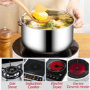 idrop [ 18CM ] 1.5L Stainless Steel Cooking Pot / Periuk Masak keluli Tahan Karat / 18CM六福料理锅(调理锅)