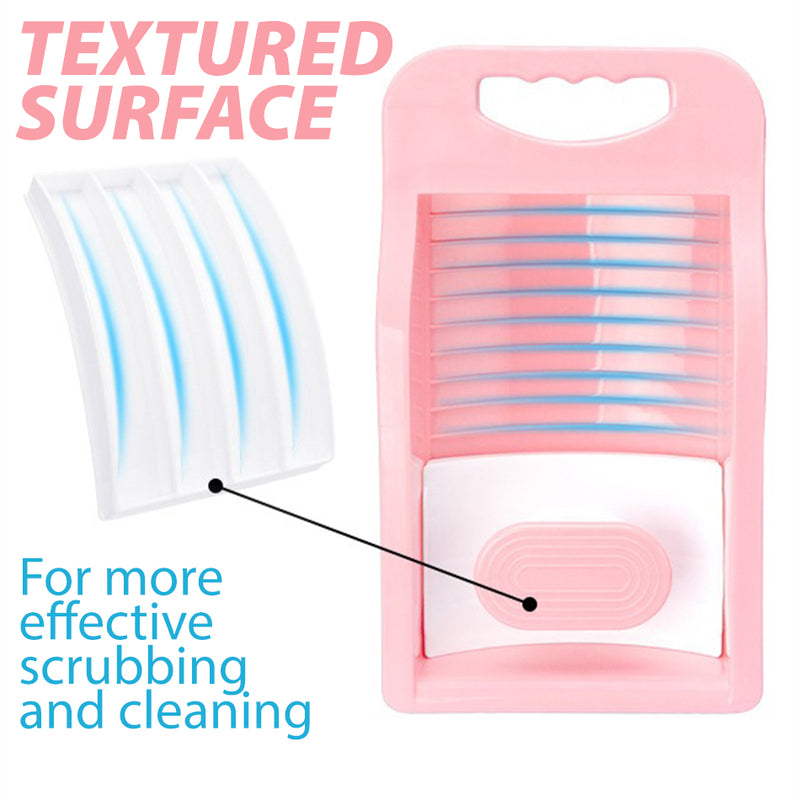 idrop Plastic Laundry fabric Wash Board / Papan Plastik Basuh Baju / 塑料懒人搓衣板