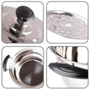 idrop 22CM Multipurpose Kitchen Cooking Pot and Steamer Cooker